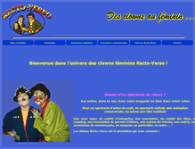 Tablet Screenshot of clowns-rectoverso.com